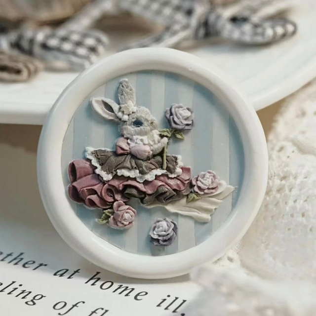 ルビーバニー｜Ruby Bunny 25mm・シーリングスタンプ