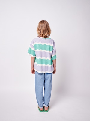 BOBO CHOSES /  Waves all over short sleeve T-shirt