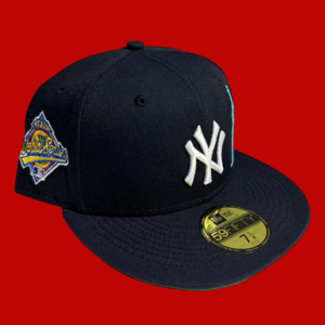 New York Yankees Nyc Icons New Era 59Fifty  Fitted / Navy (Green Brim)