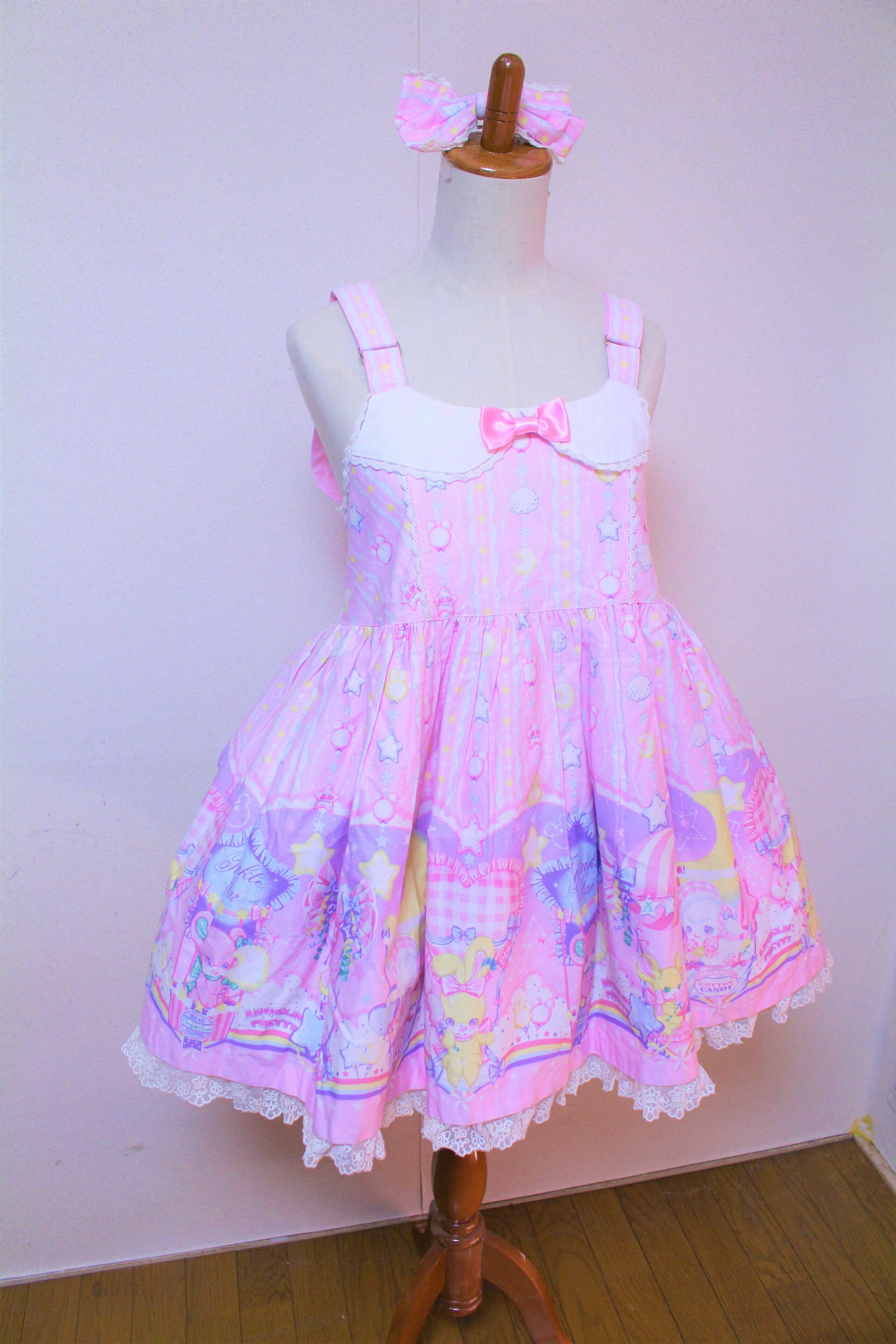 Angelic Pretty  Cotton Candy Shop サロペット
