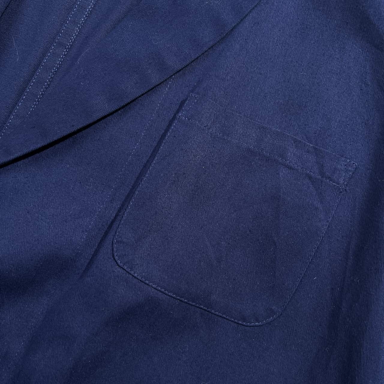 Y's ワイズ ヨウジヤマモト コットン ショールカラー 1B ジャケット /ネイビー系 レディース デザイナーズ モード ビンテージ