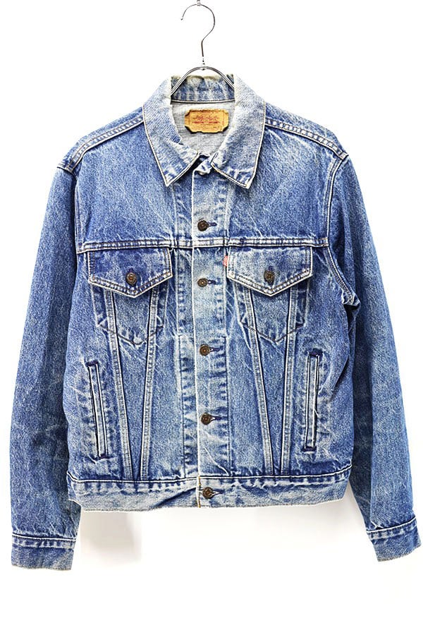 ジャケット・アウター 80s Levi's 70506 tracker jacket size40 Used 80s USA Levis 70506 Blue Denim Tracker Jacket Size 40 古着