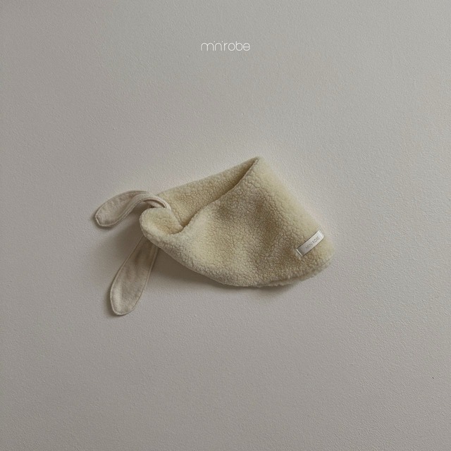 即納 LAST 1 - beige / poodle scarf [ minirobe ]