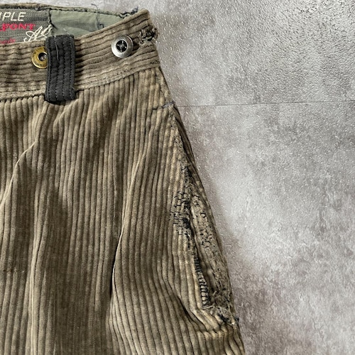30-40s Adolphe Lafont コーデュロイ ブラウン W32 詳細写真10