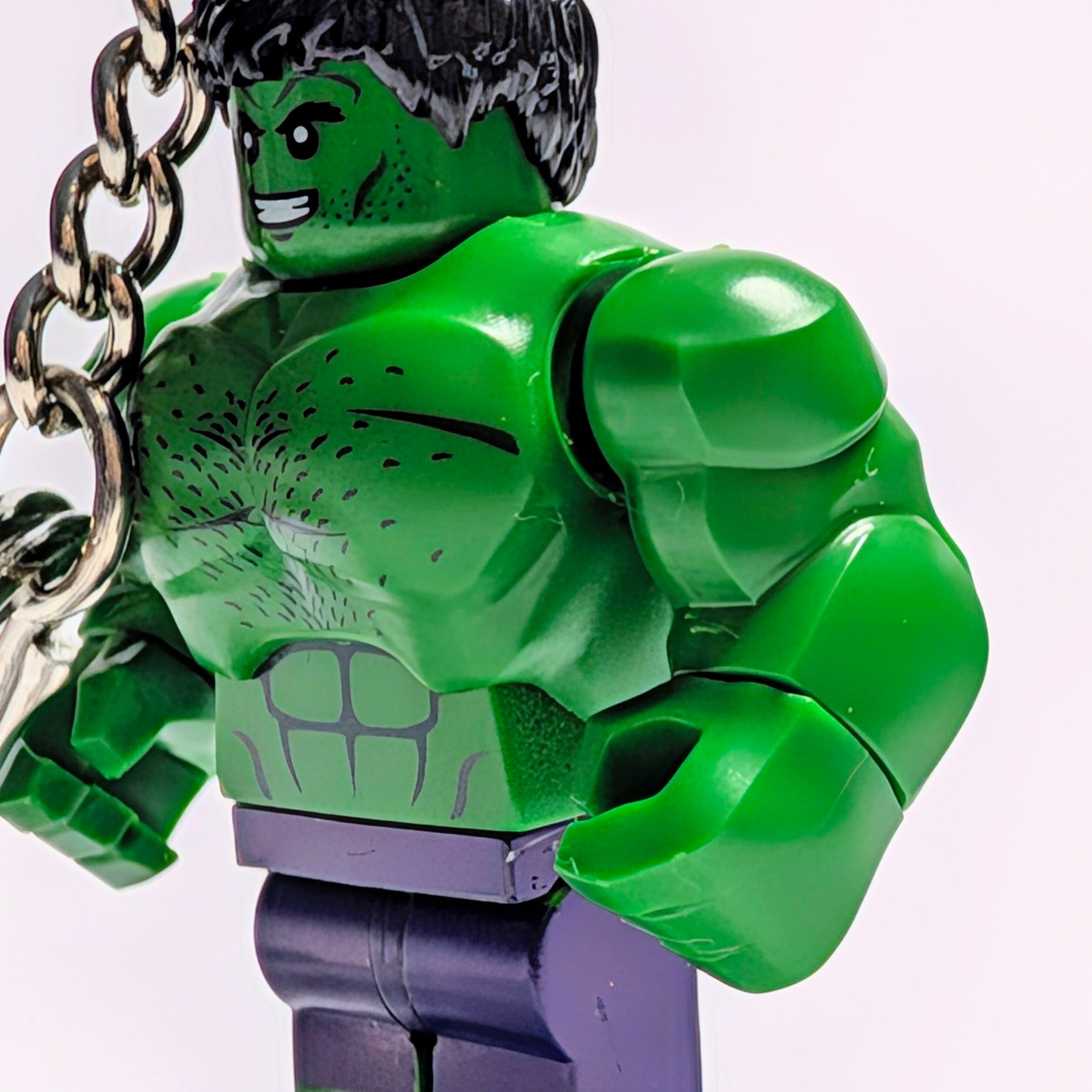 ★ブロックフィギュアキーホルダー★【 HULK / ハルク 】『 ブルース・バナー 』 MARVEL / マーベルコミックス〚アメリカン雑貨 アメトイ〛