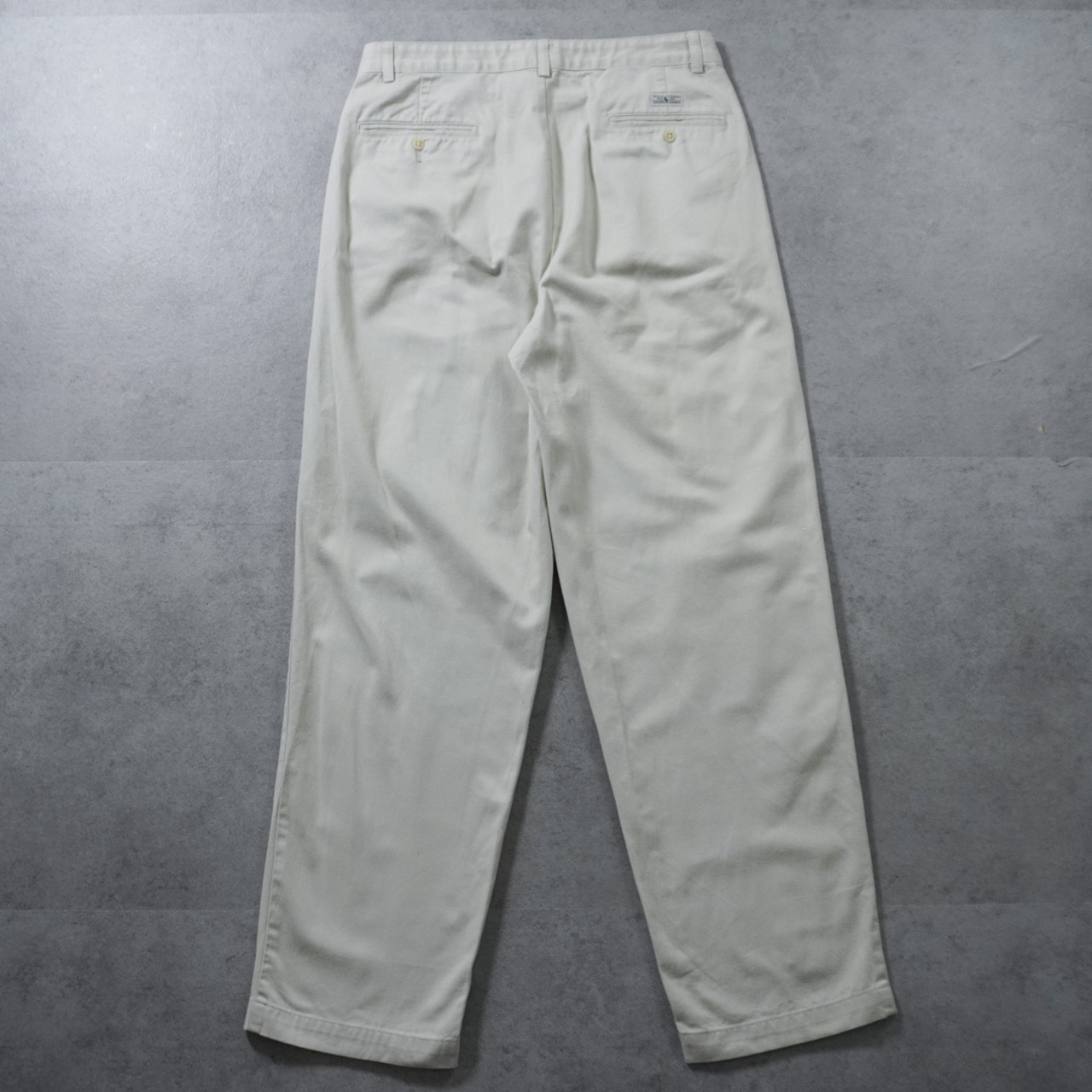 90s Polo by Ralph Lauren POLO CHINO "ANDREW" ivory W31.5L30相当 古着 - 3