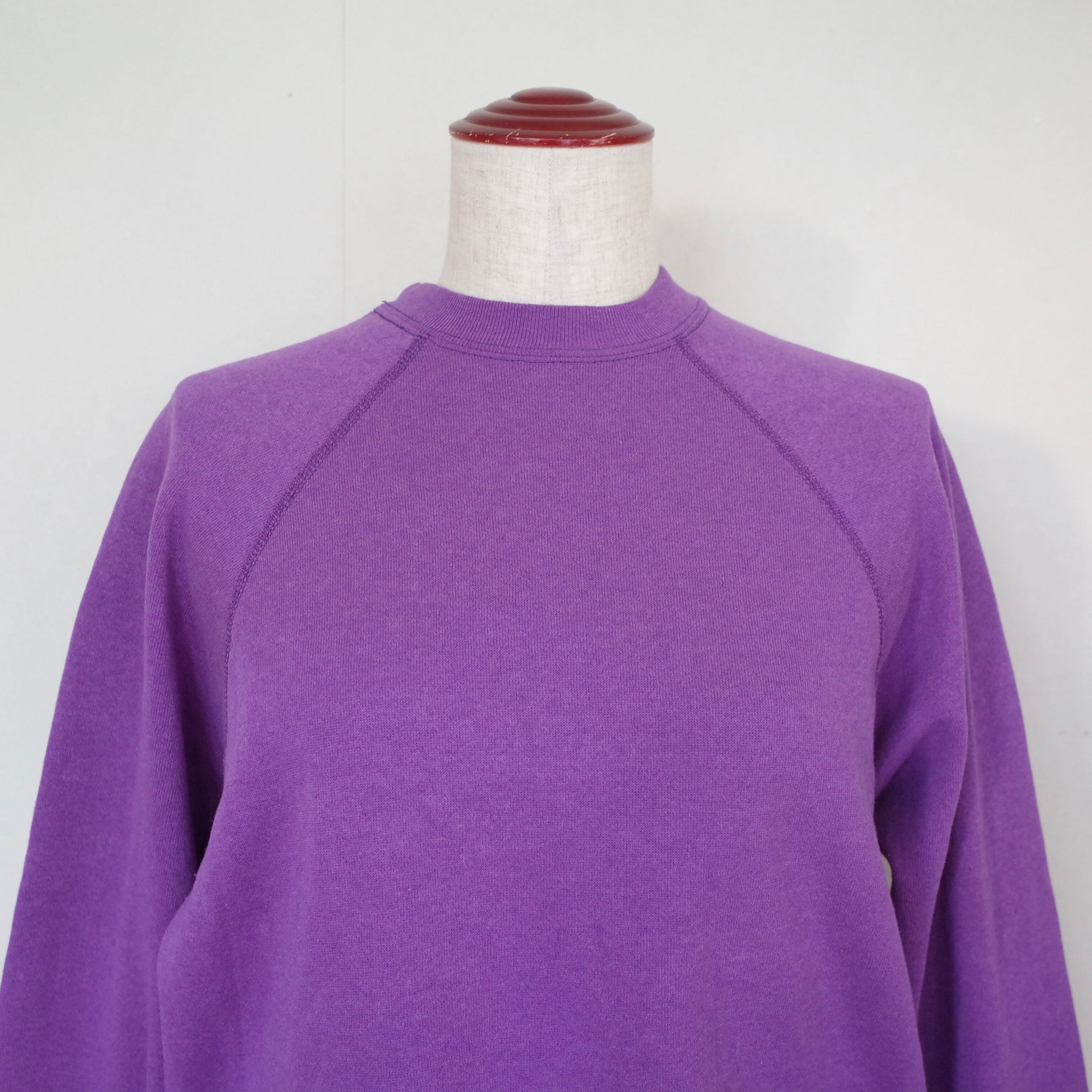 90s TULTEX plain sweat "purple"