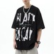 グラフィティスプレーロゴストリートTシャツ 2col   A00038
