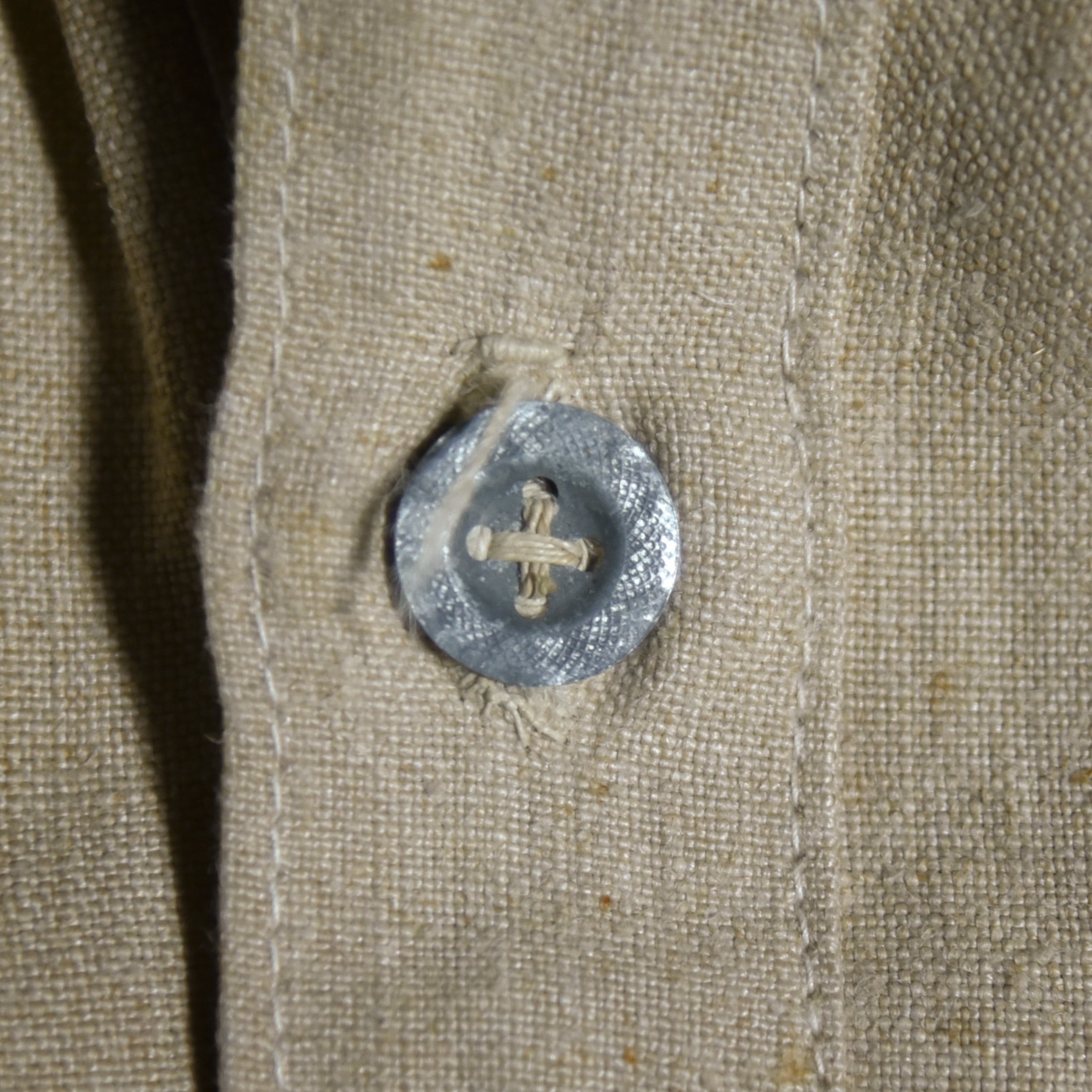 30s French Army Linen Hospital Bourgeron Smock フランス軍