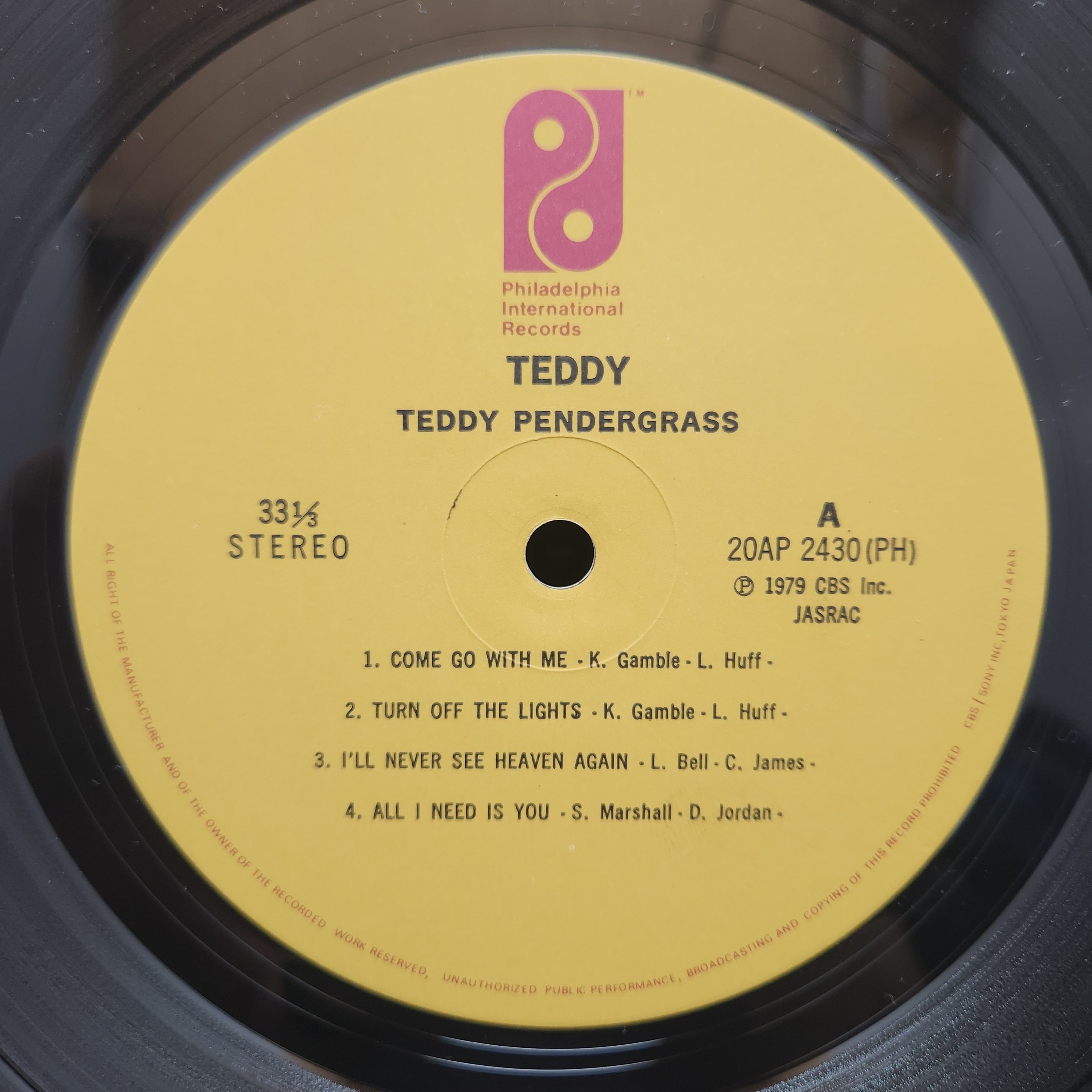Teddy Pendergrass / Teddy [20AP 2430] - 画像3