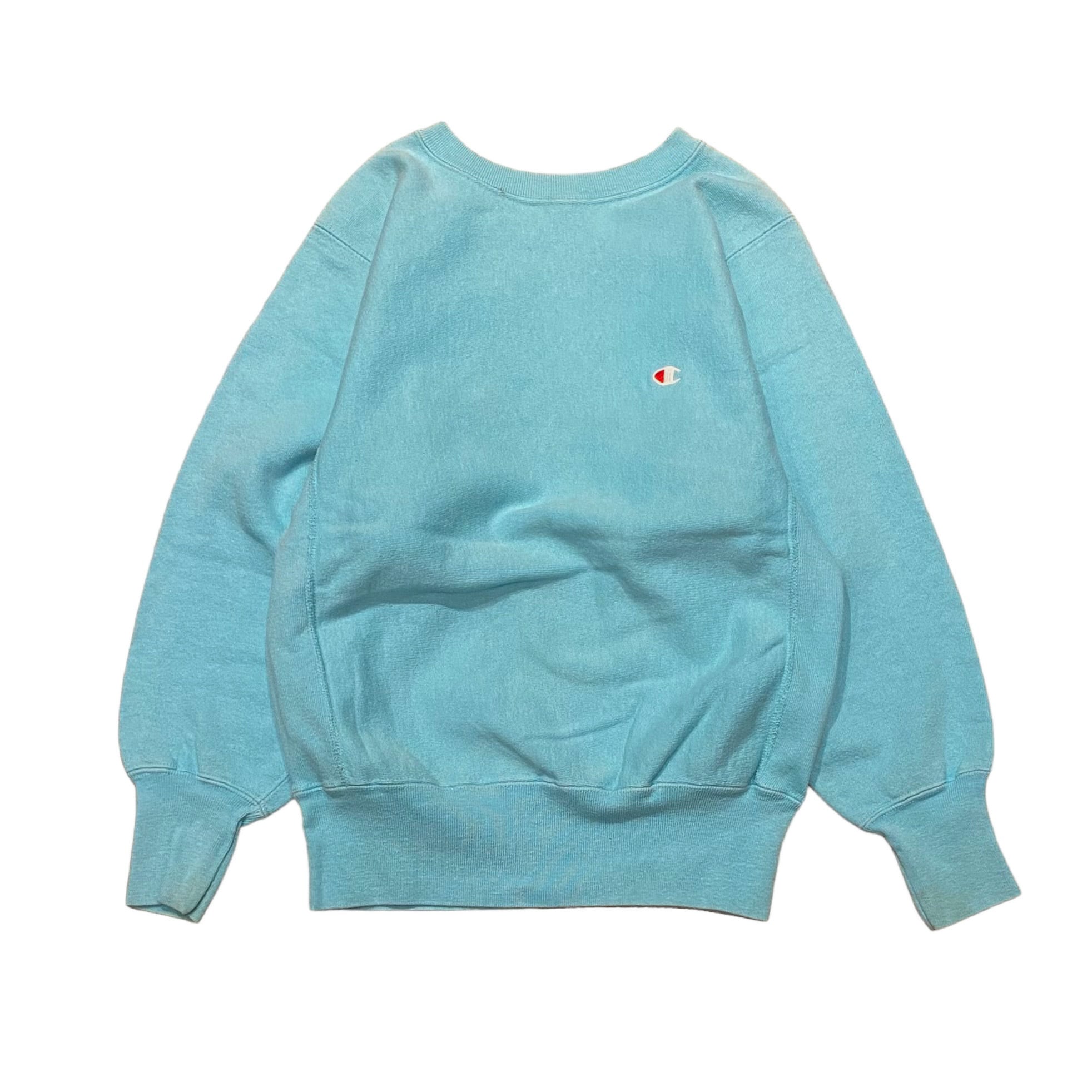 90's USA製 Champion Reverse Weave Sweat 目付き 無地 S