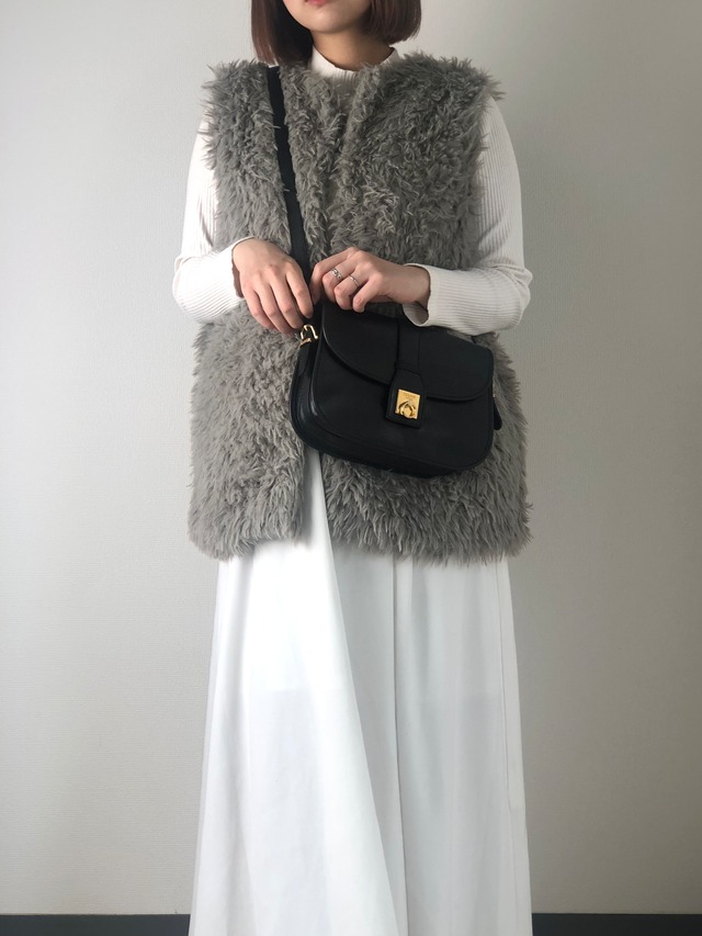 CELINE セリーヌ ショルダーバッグ ブラック レザー vintage ヴィンテージ オールド ztb325