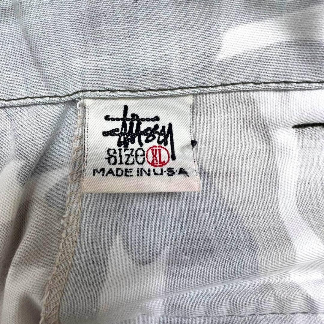 90s USA製 ステューシー カモ柄 カーゴショーツ XL 34 Stussy カーゴ