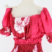 フラダンス 衣装 ツーピース セットアップ 上下セット ピンク系 HULA GIRLS ハイビスカス柄 ハワイアンプリント 花柄 植物柄 アロハ フラ ダンス レッスン 練習 華やか 鮮やか かわいい おしゃれ フリル 軽やか ホワイト系 ブラウン系 濃いピンク 白 茶 リゾート スポーツウェア おしゃれカジュアル