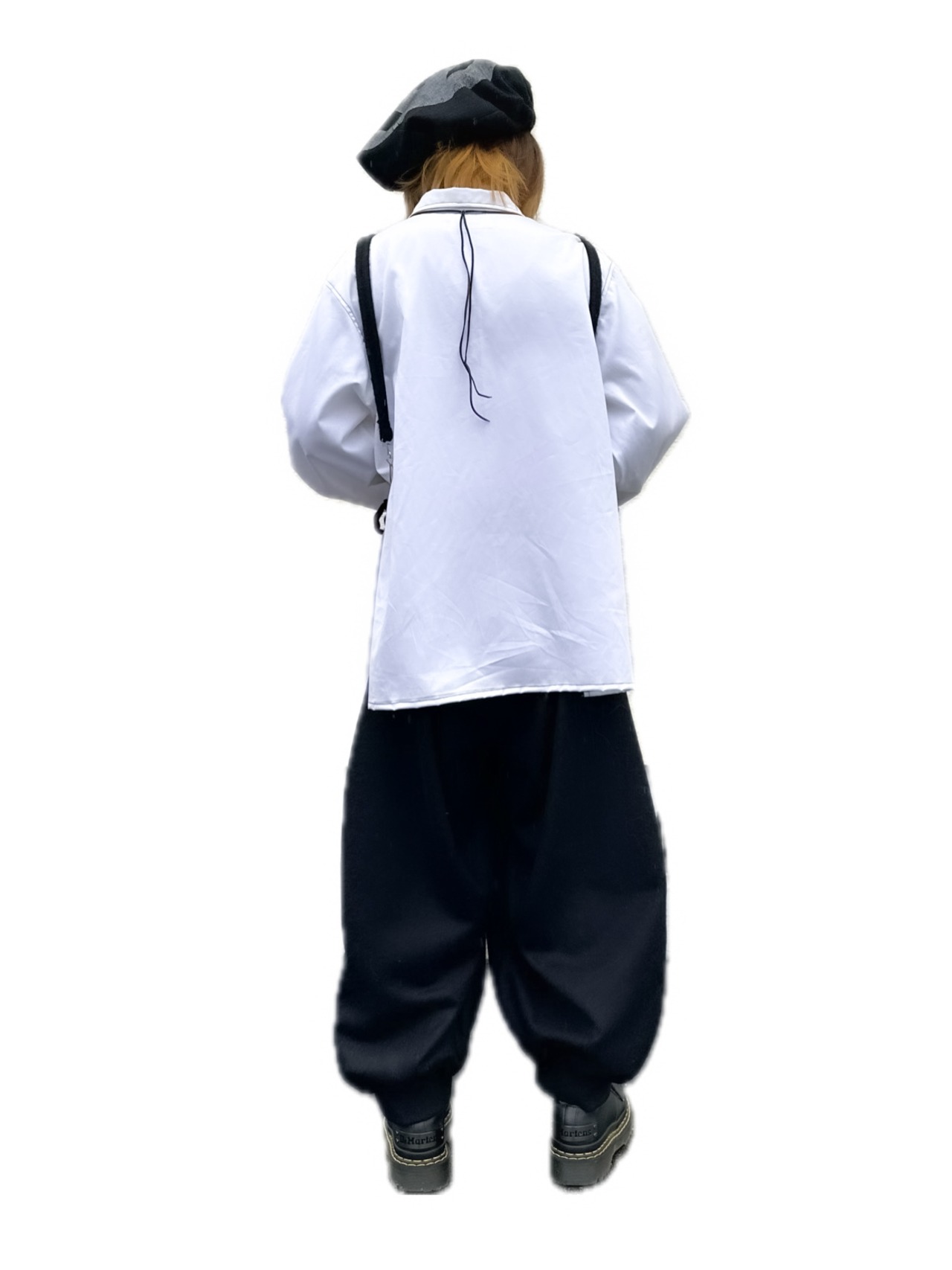 UNFINISHEDサスペンダーカボチャパンツ25029