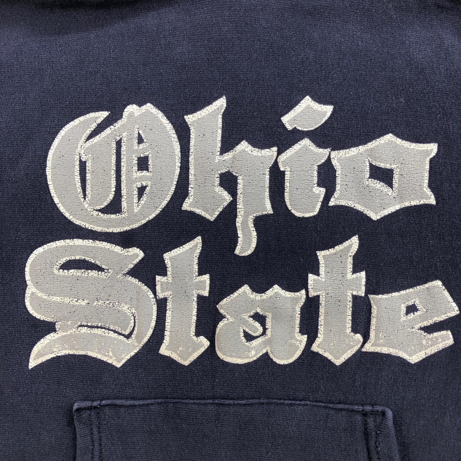 90's Championリバースウィーブ Ohio State ネイビー 90s L
