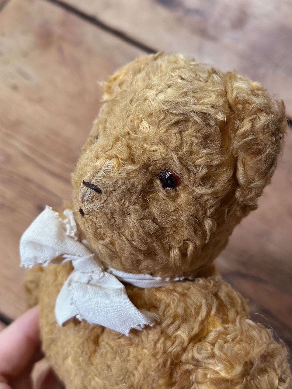 フランス　アンティーク　小さなベア 片手サイズ 小さなくったりベア | Brocante de La Cocotte