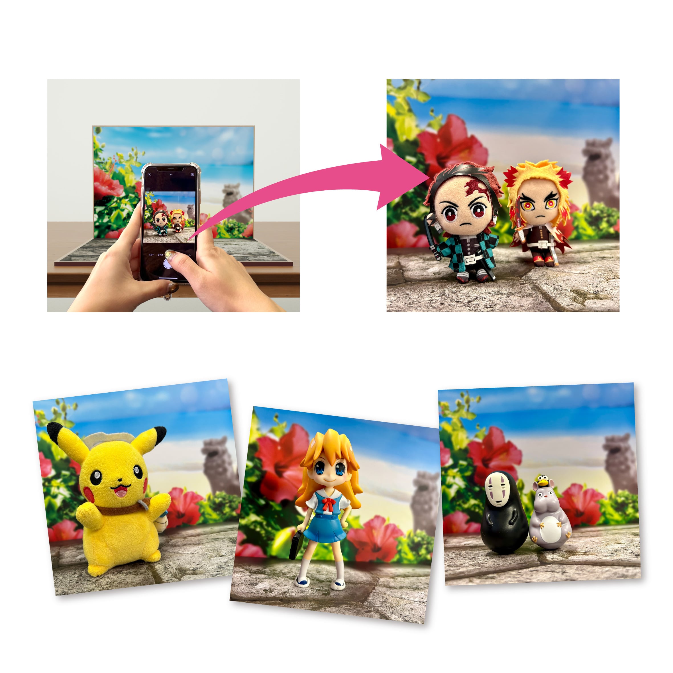 フィギュア用撮影ブースセット013（figure photo booth set 013