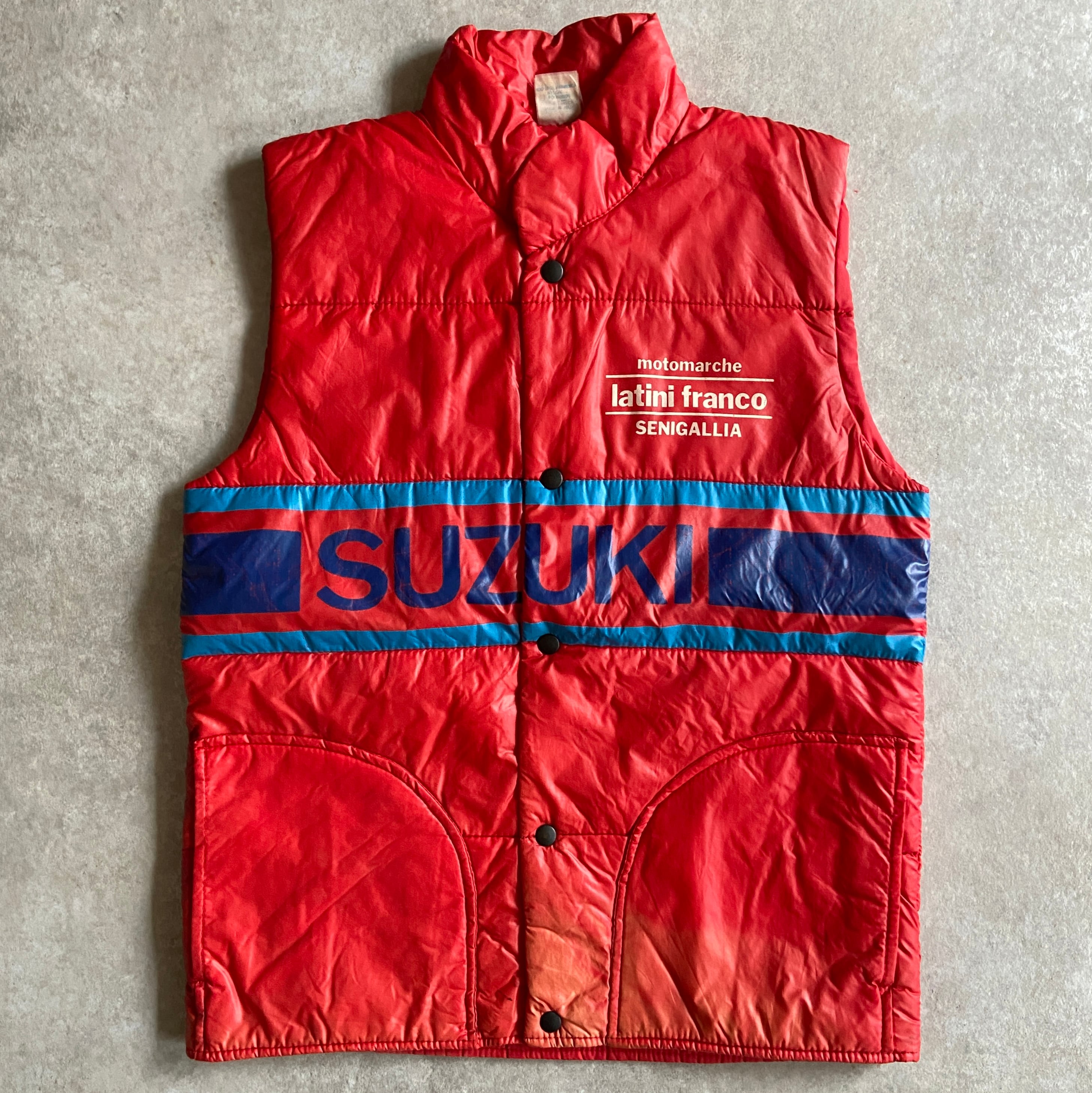 1970~80s SUZUKI Nylon Vest M Made in Itlay G154