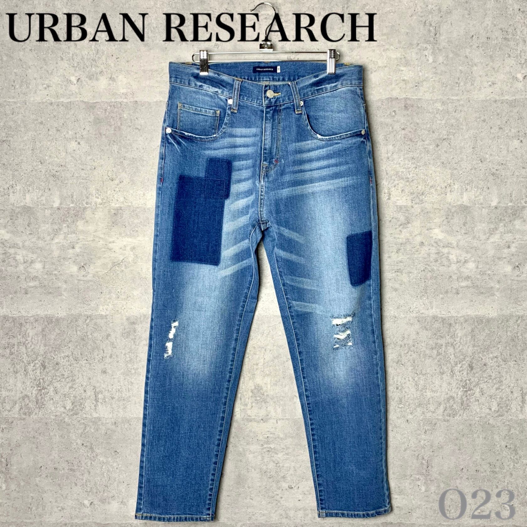 URBAN RESEARCH アーバンリサーチ リメイクデニムパンツ ネイビー