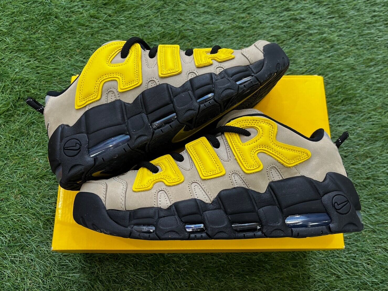 NIKE × AMBUSH AIR MORE UPTEMPO LOW SP LIMESTONE FB1299-200 29cm 