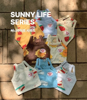 【THEREST OF LIFE】SUNNY LIFE YACHT CROP(sky)