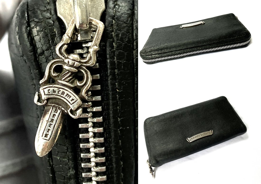 クロムハーツ CHROME HEARTS レックFジップ ラウンド ウォレット