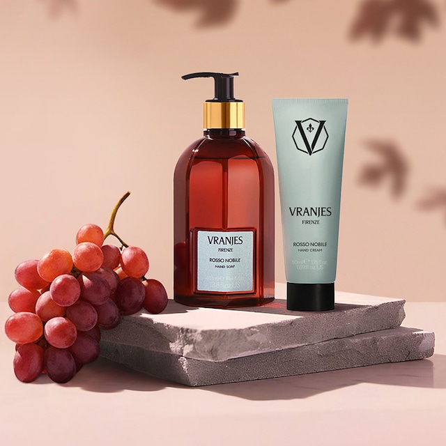 《2/1日発売》ROSSO NOBILE ハンドクリーム ＋ ハンドソープ セット［ VRANJES FIRENZE ］