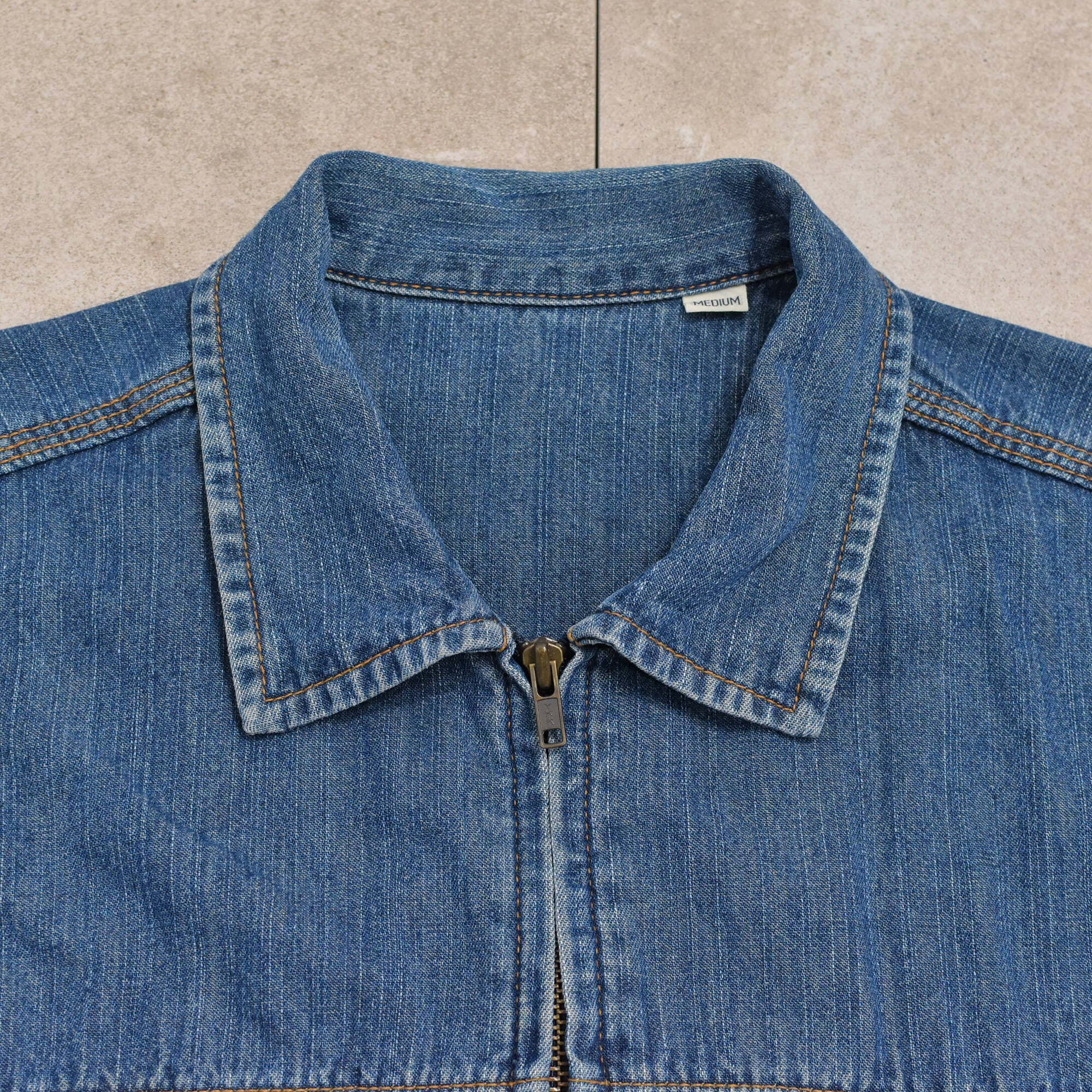 90s~ KANSAI JEANS denim work jkt | 古着屋 grin days memory 90s~ KANSAI JEANS denim work jkt | 古着屋 grin days memory