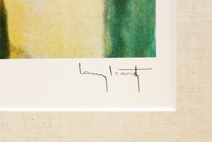 ルイ・イカール「メヌエット」作品証明書・展示用フック・限定375部エディション付複製画ジークレ