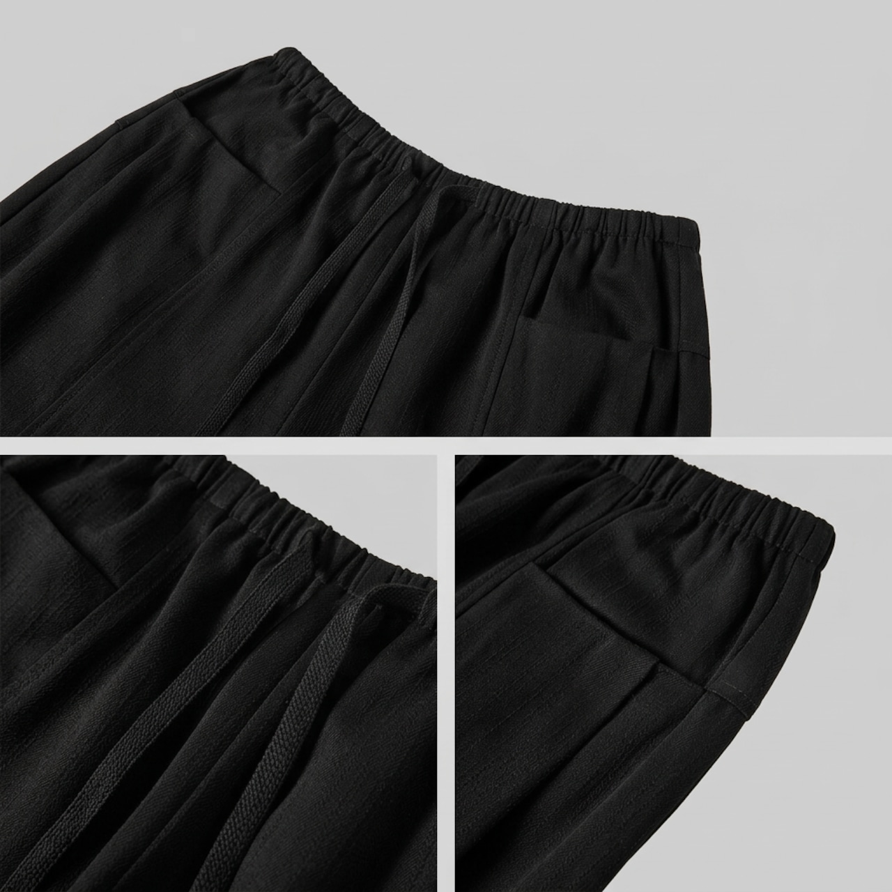 ドローストリング ワイドレッグ パンツ   1color  26038・画像7