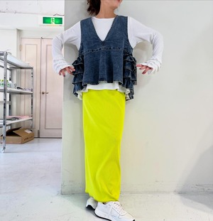 アヤン ayane リブ生地ペンシルスカート納期1月末