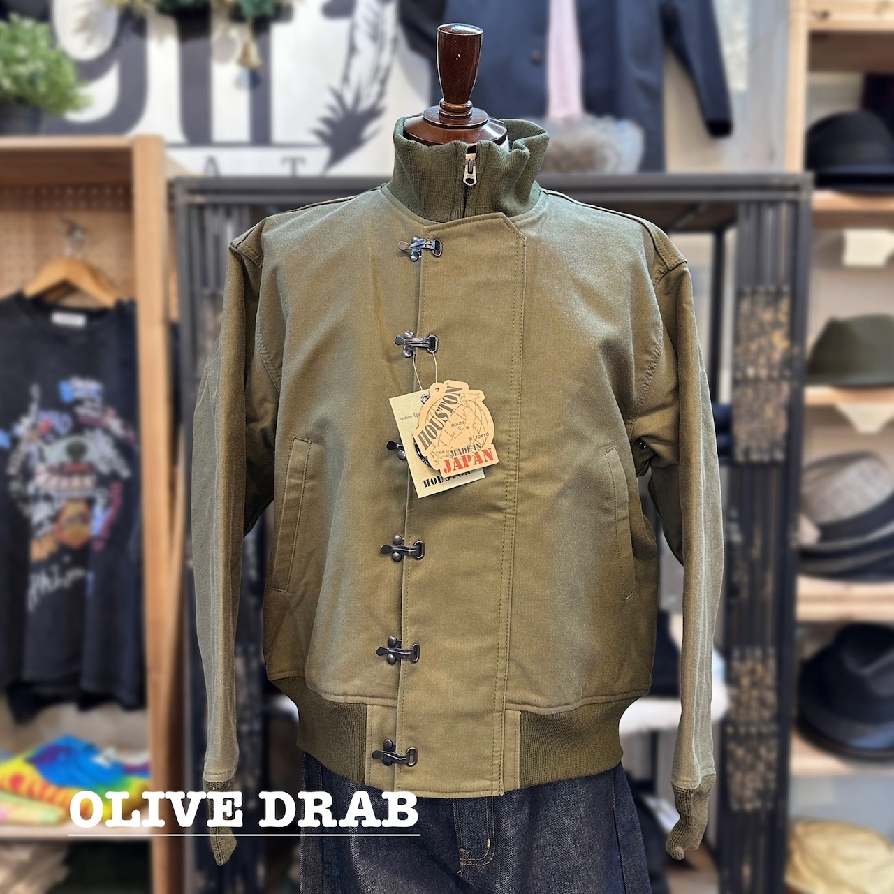 【HOUSTON / ヒューストン 5N-10FMOD DECK JACKET /デッキジャケット】