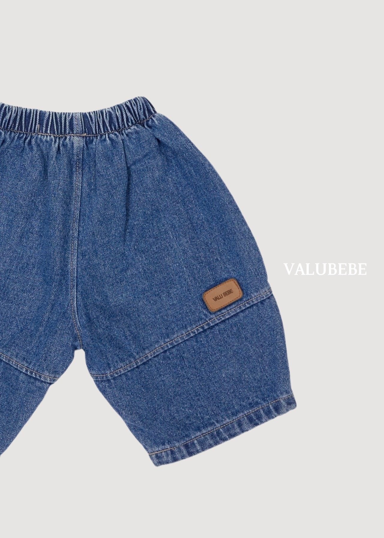 送料無料【予約】/ バンバンデニムパンツ /valubebe