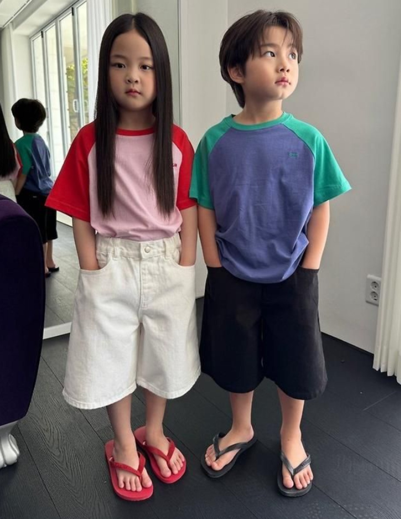 【取寄/韓国直送】OUR 26/SM プレイラグランTシャツ|夏服|韓国子供服