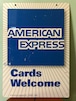 METAL SIGN ''AMERICAN EXPRESS"/アメリカンエキスプレス アメックス サインプレート 看板 ビンテージ