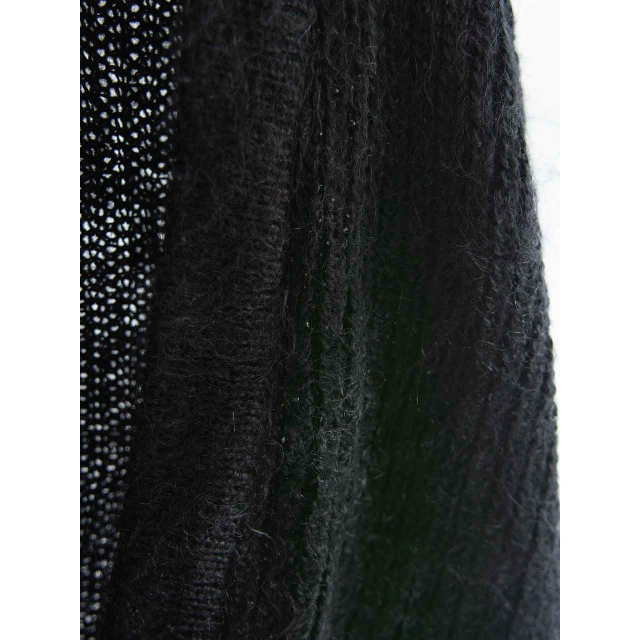 【Made in U.K】 Mohair-acrylic knitted cardigan（イギリス製 モヘヤアクリルニットカーディガン セーター）12a