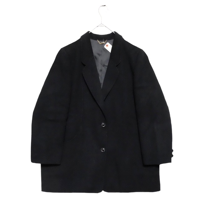 vintage used clothing morning coat jacket black wool (smop000541 