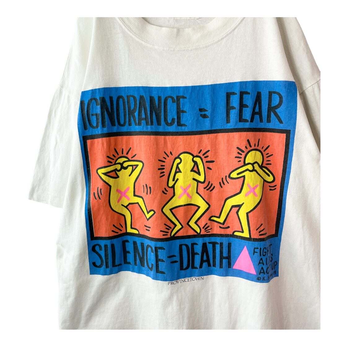 ヴィンテージ古着 80s 80年代 USA製 当時物 キースへリング Tシャツ 