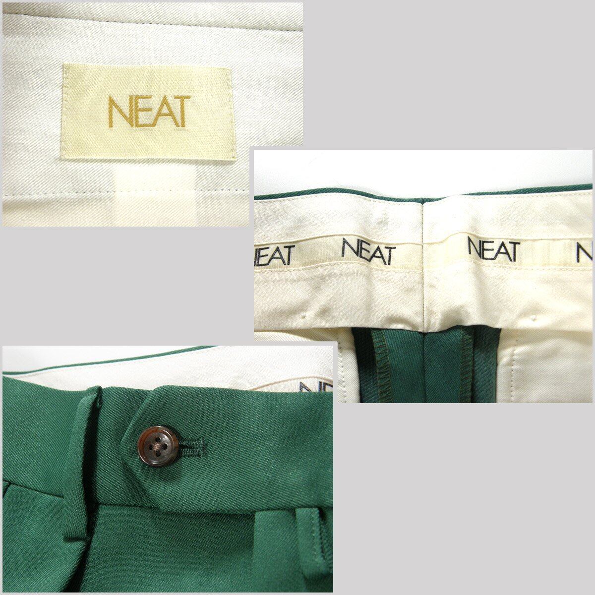 NEAT ／ ニート 2タックパンツ 日本製 裏起毛 ツータック パンツ
