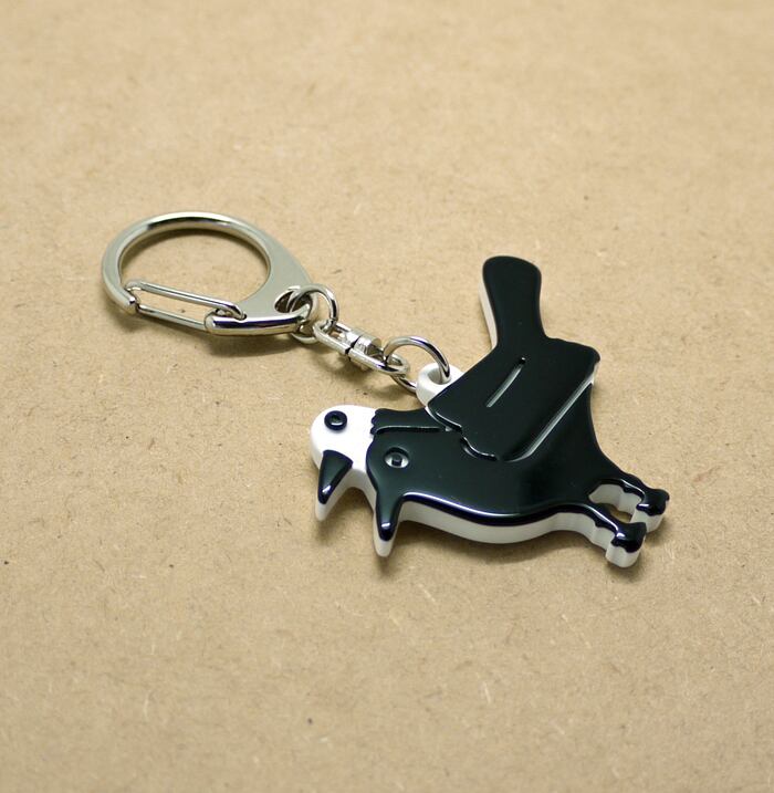 ヨゲンノトリさん ヨゲンノトリ』キーホルダー ☆疫病退散！☆ 手磨き仕上げで綺麗