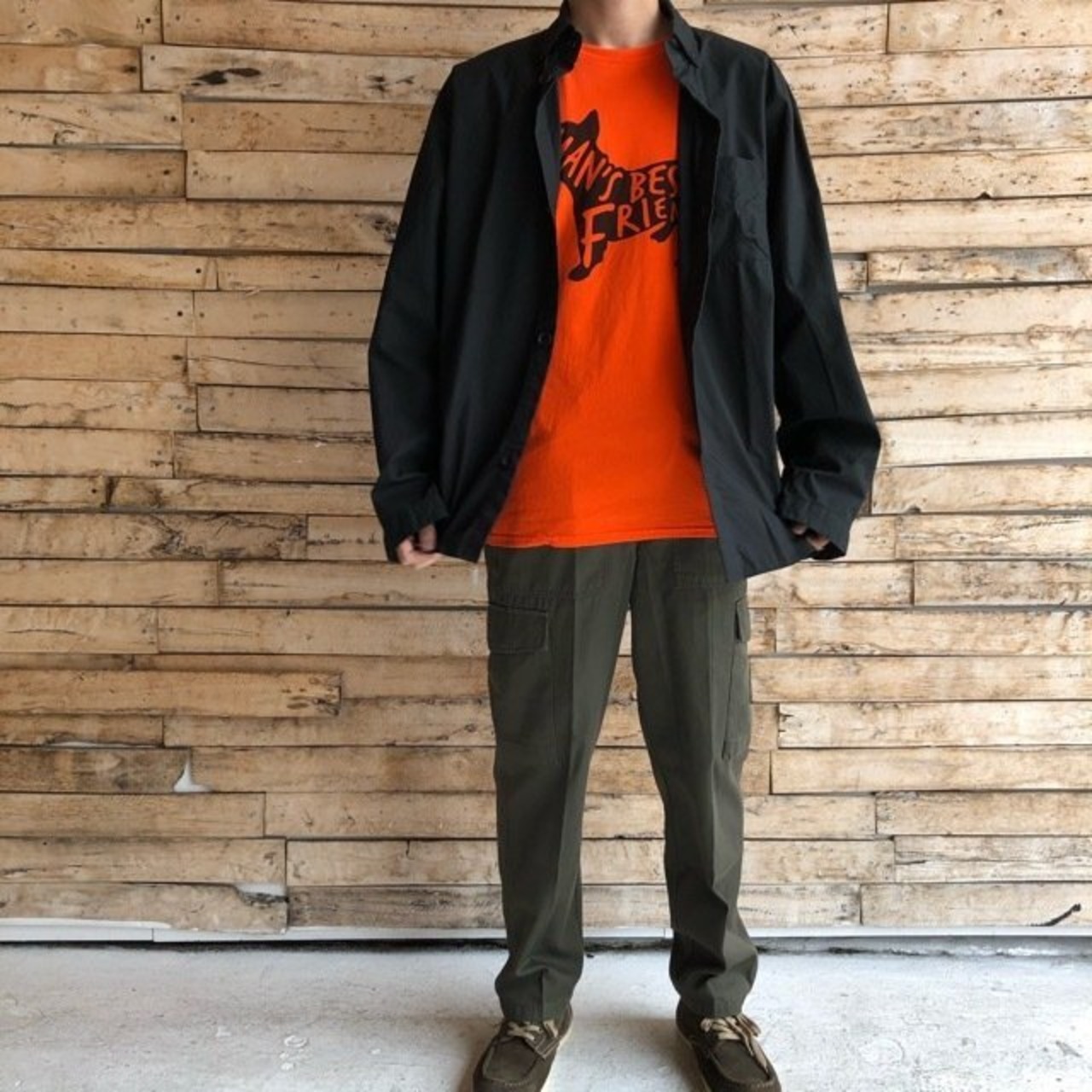 TOPANGA Lady's Best Friend　Tシャツ　オレンジ
