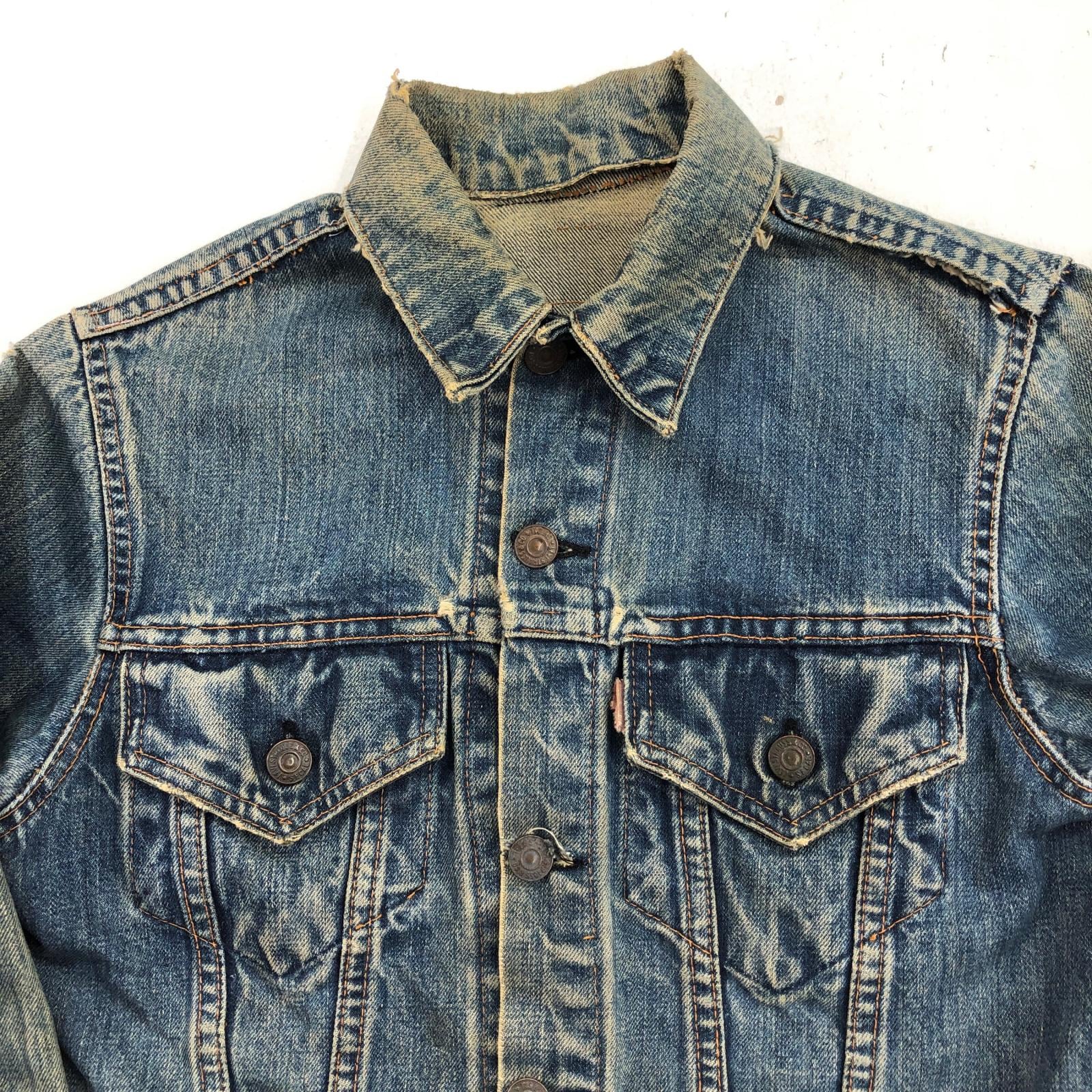 LEVI'S リーバイス 60年代 USA製 70505 4th BIG E 不均等V おそらく