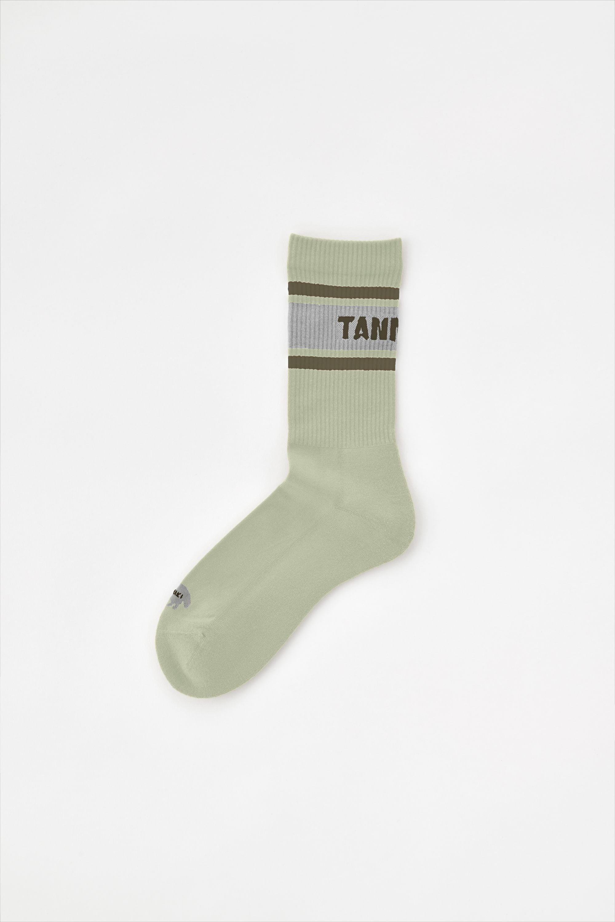 Sato Border Socks: Color Green Haze