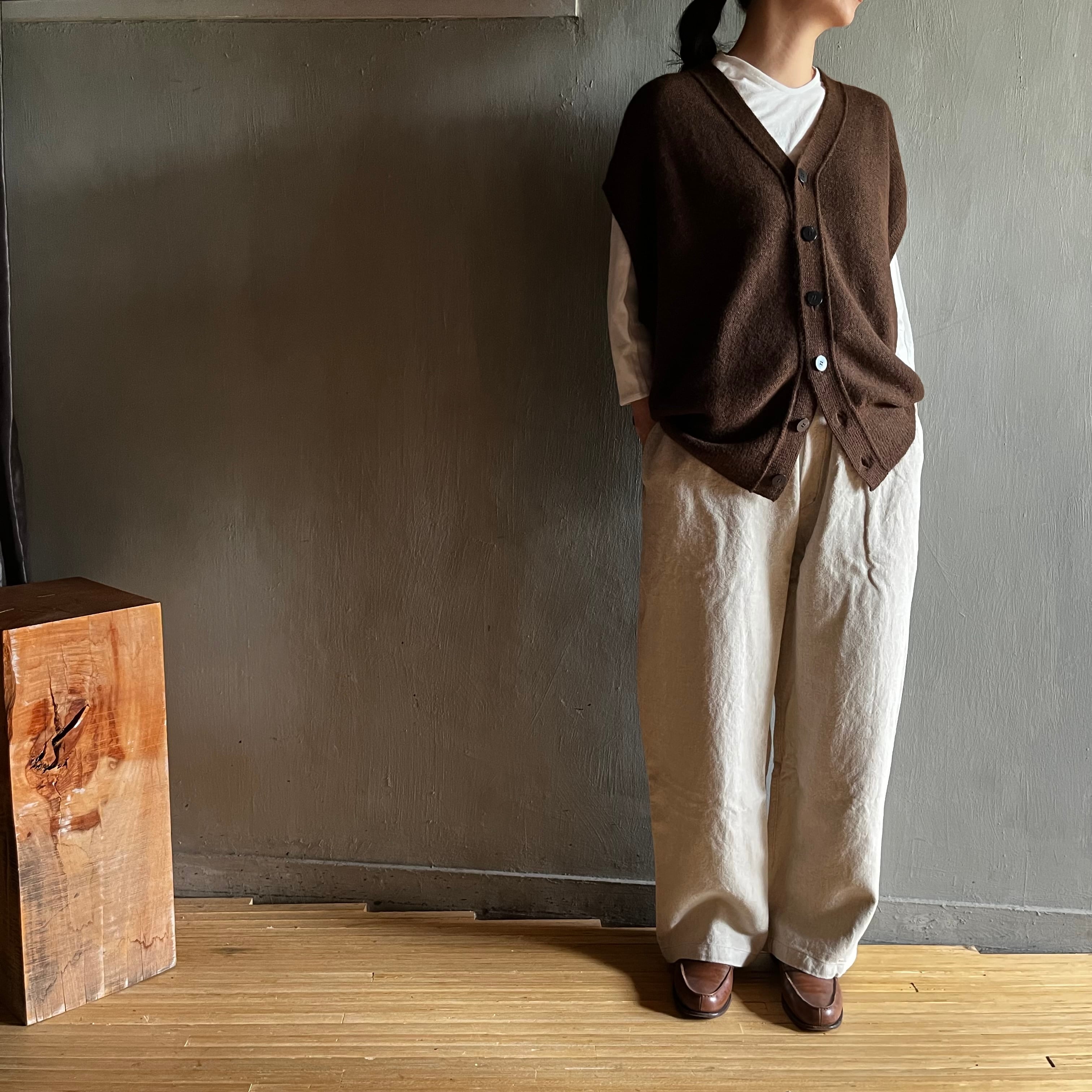 【美品】MITTAN ベビーアルパカベスト 茶 サイズ3 美品】MITTAN ベビーアルパカベスト 茶 サイズ3 - メルカリ