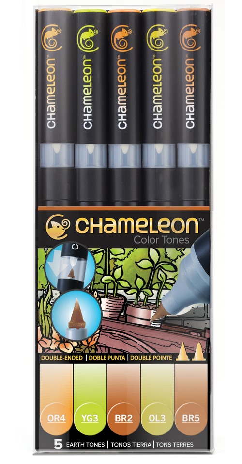 Chameleon Pen 5 Pen Earth Set (カメレオンペン　5本入りアースセット)