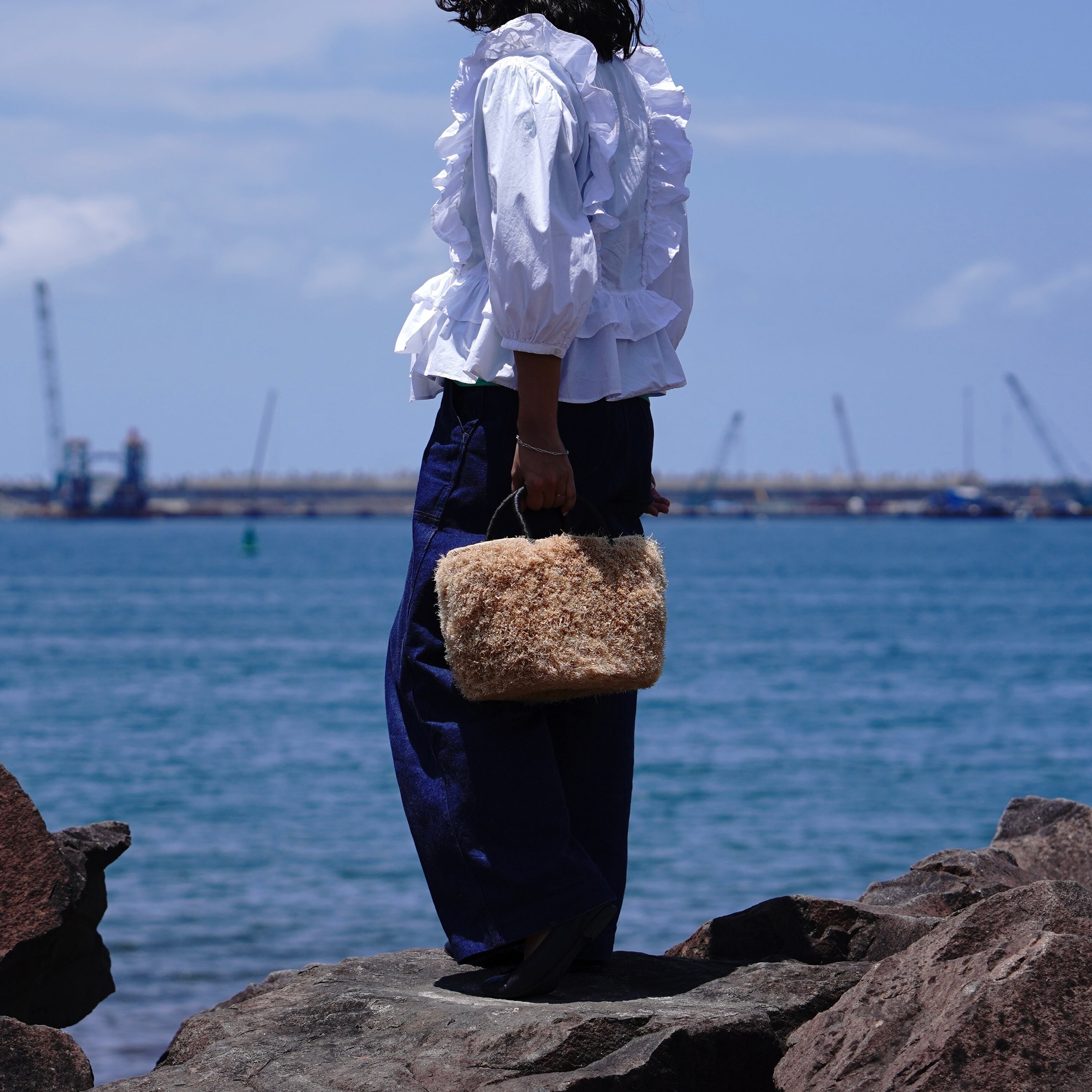 Marche Bag (S) - Mof-mof - Color handle | AMPIANA