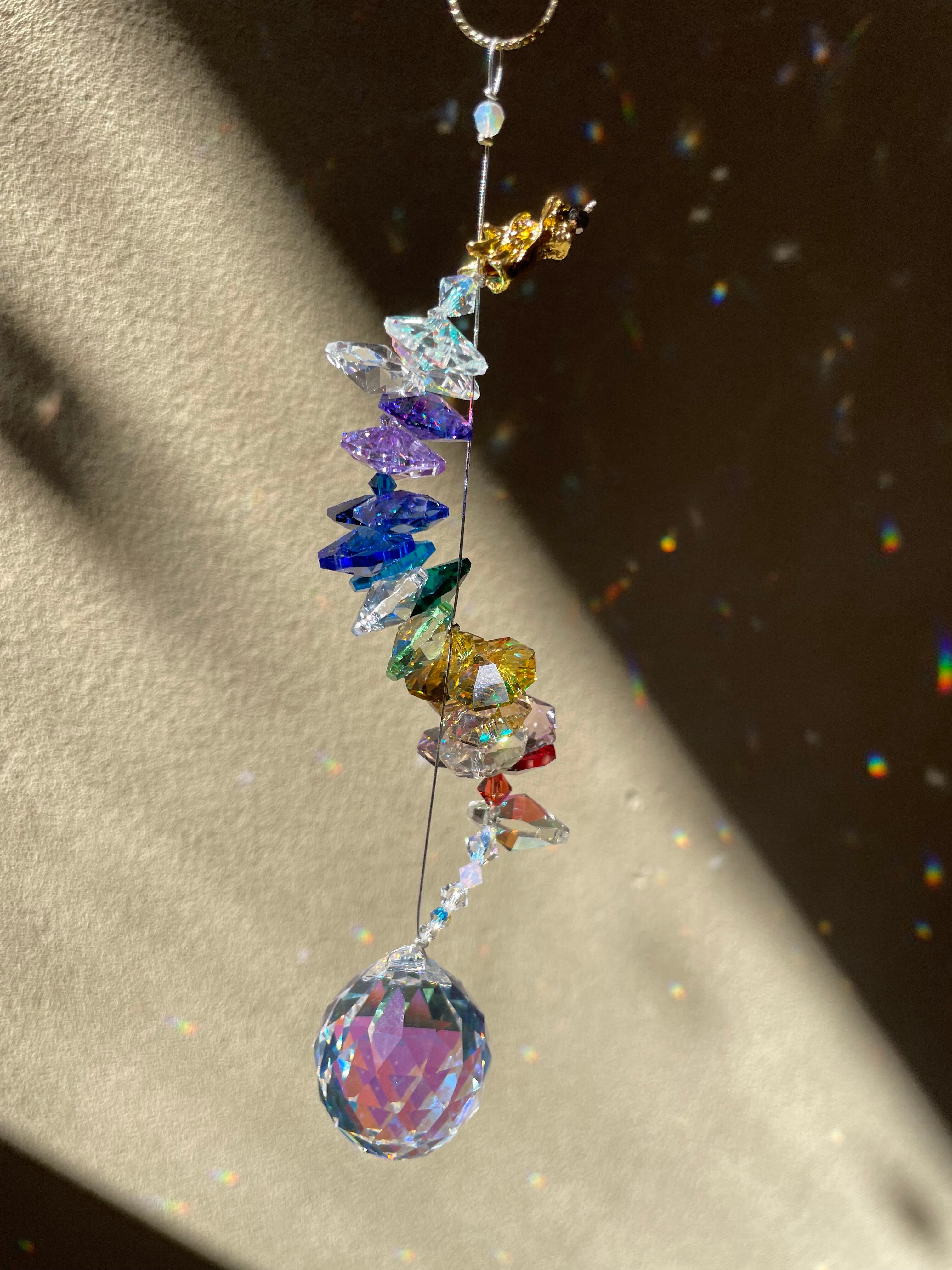 龍神サンキャッチャー 遅くなりましたが、、 2025年バージョンの 龍神様を呼び込むサン