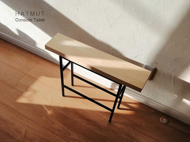 【公式サイト限定5%OFF】Iron Console Table bench パイン