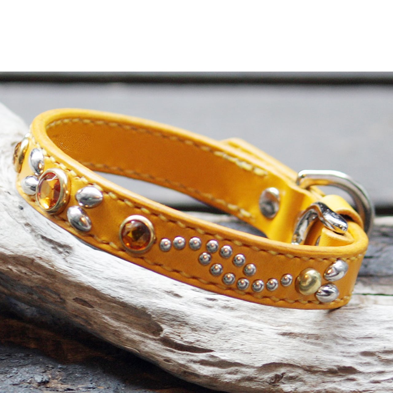 HERMÈS 犬用首輪 オレンジ・イエロー・小型犬 HERMÈS 犬用首輪